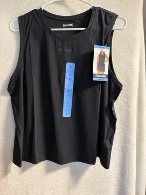 Spalding Women's Black Performance Sleeveless Tank